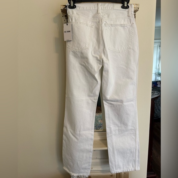 NWT Redone 90s High Rise Loose White Jeans - Picture 9 of 9